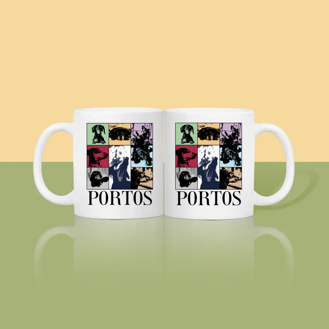 Fotocollage: Haustier Wie Taylor - Tasse