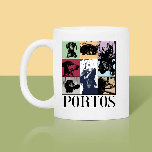 Fotocollage: Haustier Wie Taylor - Tasse