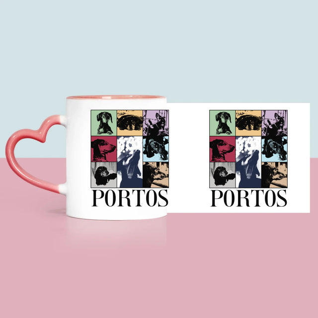 Fotocollage: Haustier Wie Taylor - Tasse