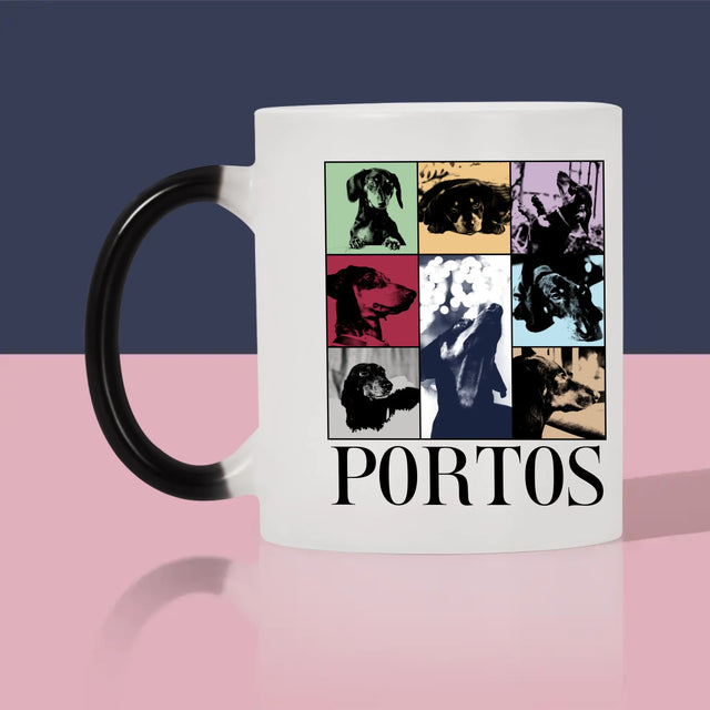 Fotocollage: Haustier Wie Taylor - Tasse