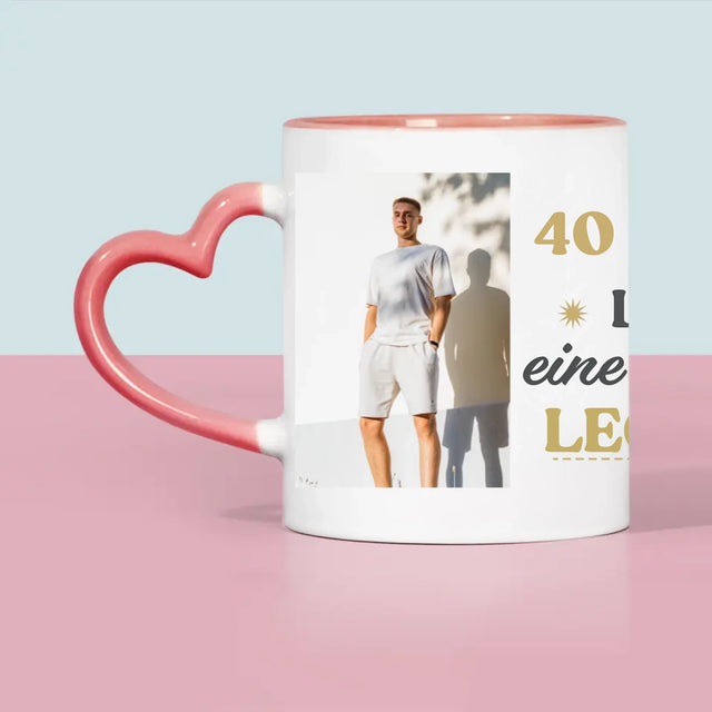 Fotocollage: 40 Jahre Lang Eine Legende - Tasse
