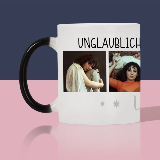 Fotocollage: Unglaubliche Vierzigjährige - Tasse