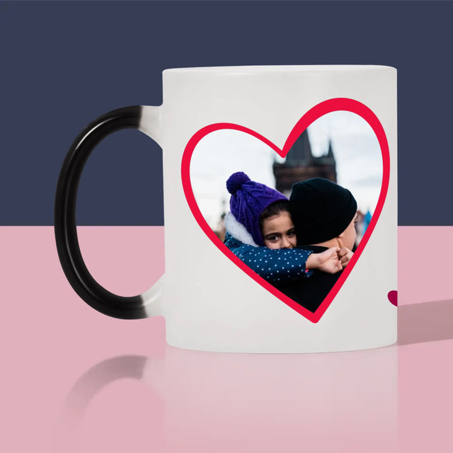 Foto Und Unterschrift: Ein Valentinsgruß Für Papa - Tasse