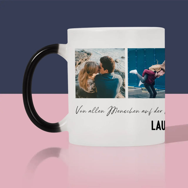 Fotocollage: Von Allen Menschen Auf Der Welt - Tasse