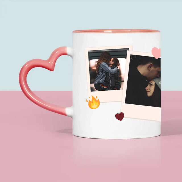 Fotocollage: Ich Liebe Dich, Wie Du Bist - Tasse