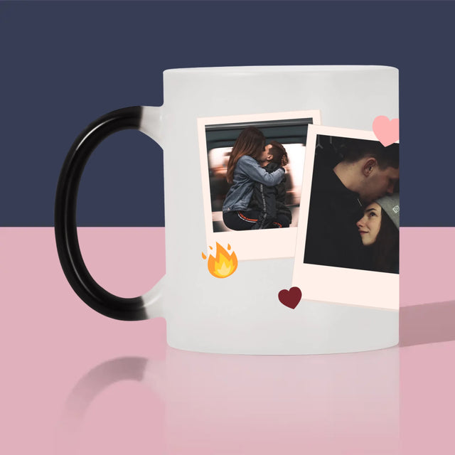 Fotocollage: Ich Liebe Dich, Wie Du Bist - Tasse