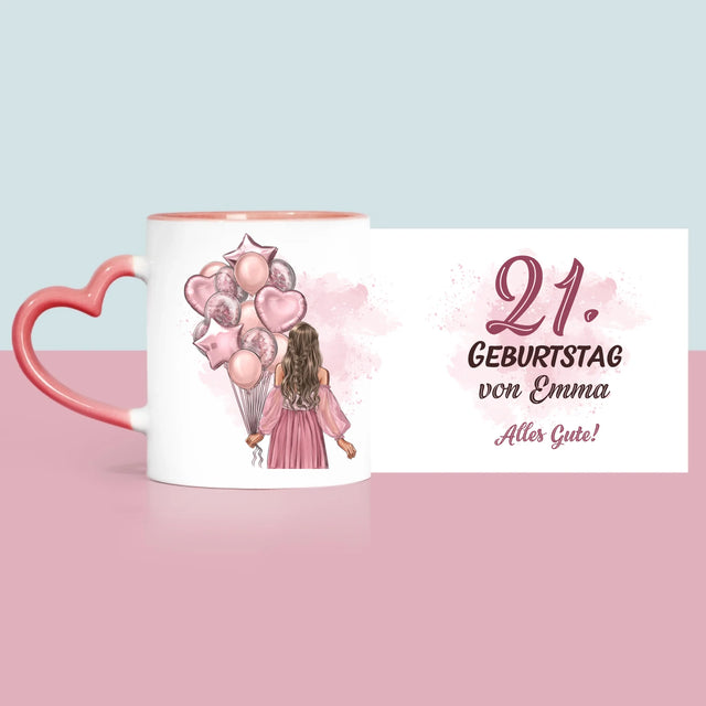 Avatar Creator: Geburtstag Luftballons - Tasse