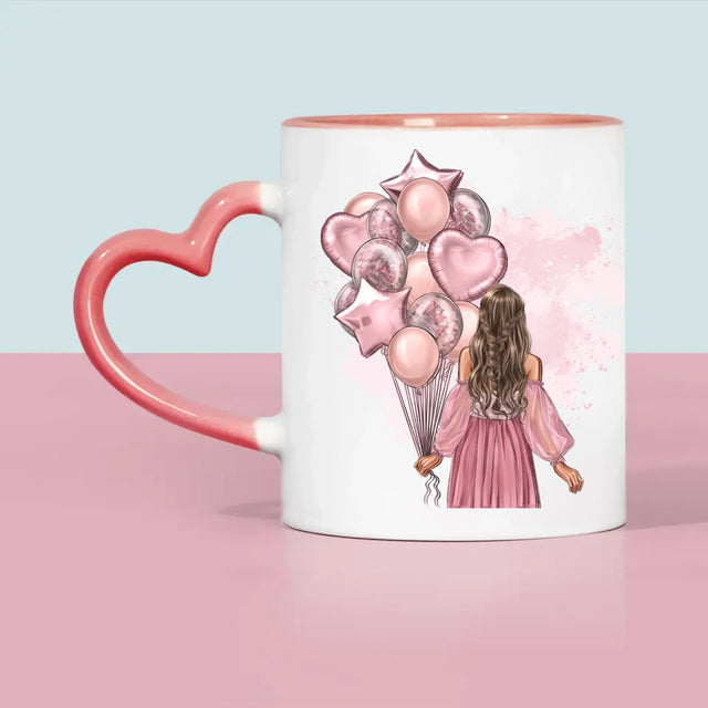 Avatar Creator: Geburtstag Luftballons - Tasse