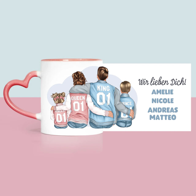 Avatar Creator: Hoodie-Familie - Tasse