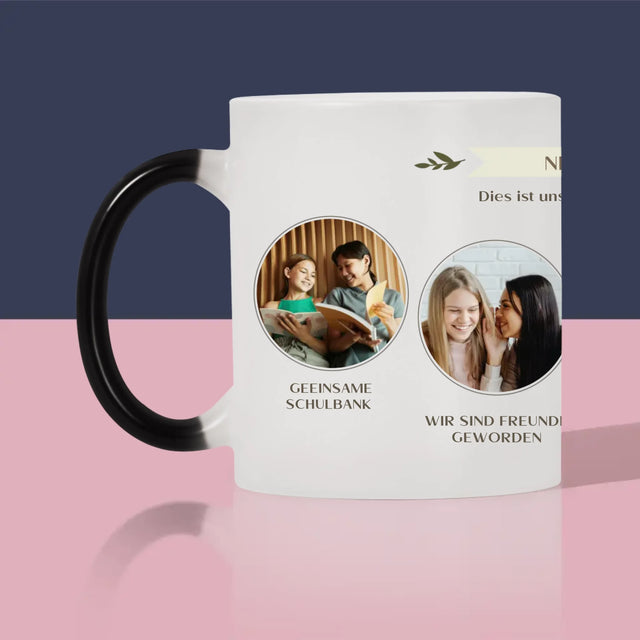 Fotocollage: Dies Ist Unsere Gemeinsame Reise - Tasse