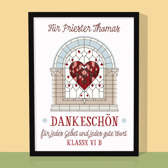 Name Und Unterschrift: Danke Für Jedes Gebet
 - Druck Mit Rahmen 30X40