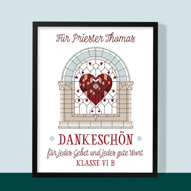 Name Und Unterschrift: Danke Für Jedes Gebet
 - Druck Mit Rahmen 30X40