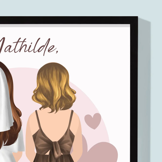 Avatar Creator: Trauzeugin - Druck Mit Rahmen 30X40