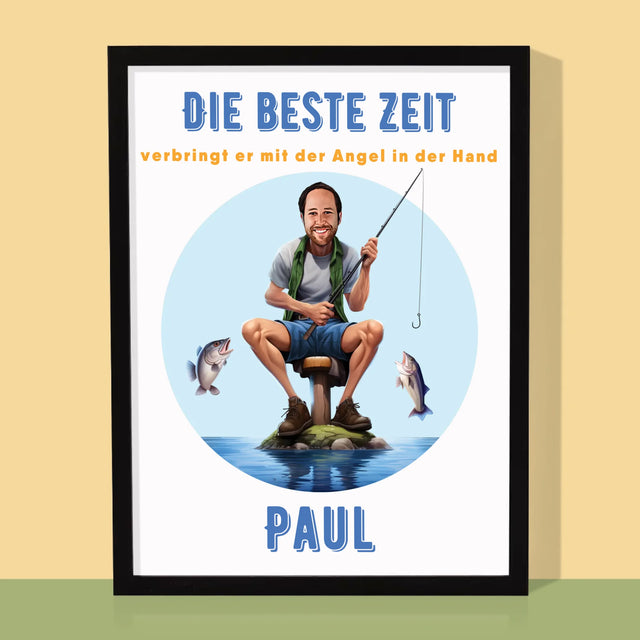 Foto und Bildunterschrift: Beste Zeit – gerahmter Druck | DE