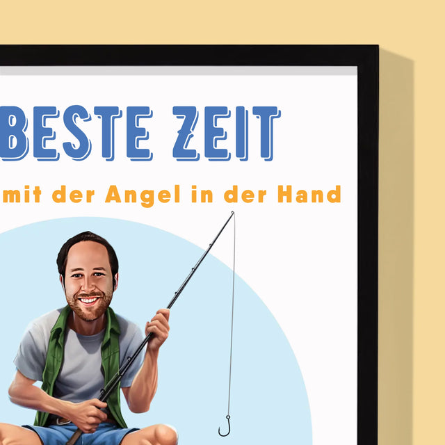 Foto und Bildunterschrift: Beste Zeit – gerahmter Druck | DE