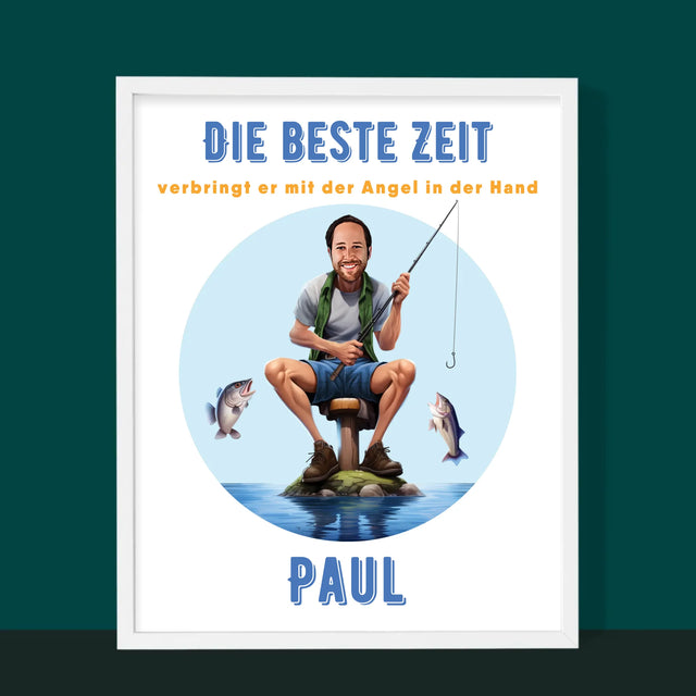 Foto und Bildunterschrift: Beste Zeit – gerahmter Druck | DE