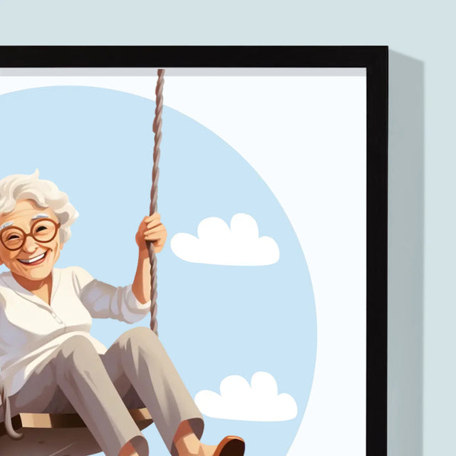 Name Und Unterschrift: Erfülle Deine Träume - Druck Mit Rahmen 30X40