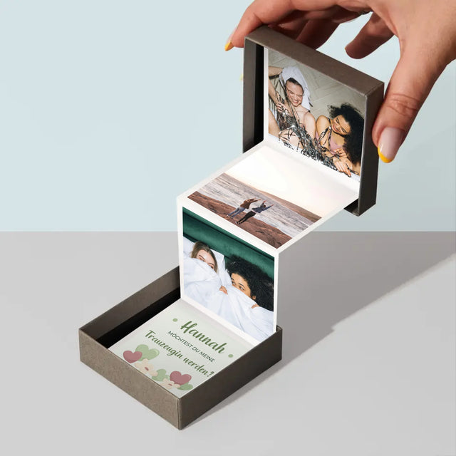 Foto Und Unterschrift: Willst Du Mein Trauzeugin Werden?  - Fotobox