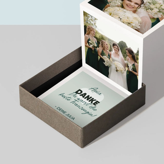 Foto Und Unterschrift: Du Warst Die Beste Trauzeugin  - Fotobox
