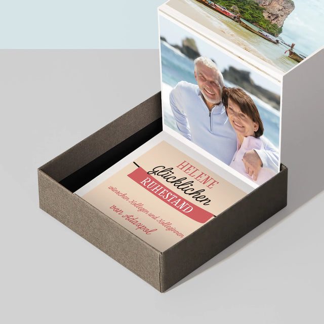 Name Und Unterschrift: Glücklichen Ruhestand  - Fotobox