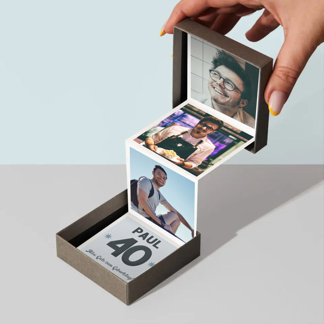 Fotocollage: 40 Jahre - Fotobox