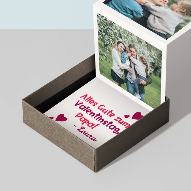 Foto Und Unterschrift: Ein Valentinsgruß Für Papa - Fotobox
