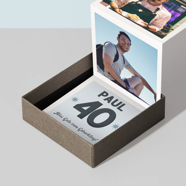 Fotocollage: 40 Jahre - Fotobox