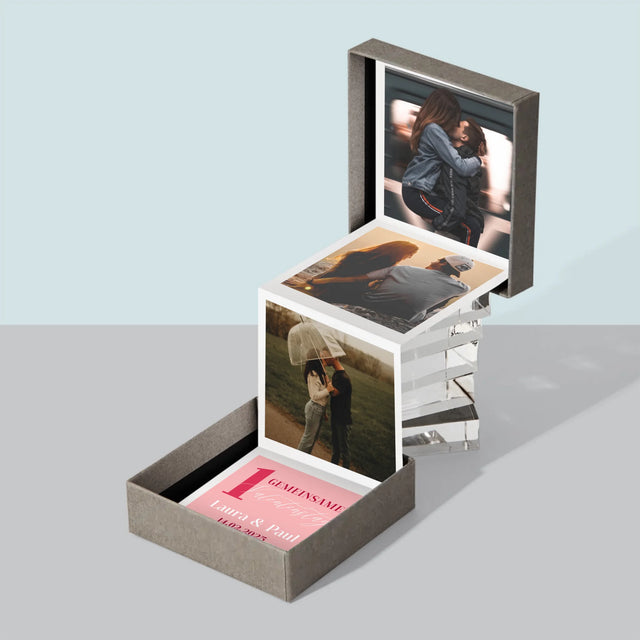 Fotocollage: Erster Gemeinsamer Valentinstag - Fotobox