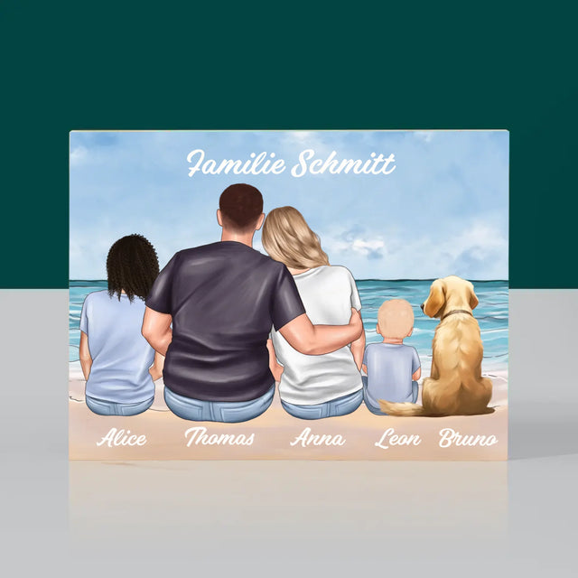 Avatar Creator: Familienporträt - Druck Auf Holz