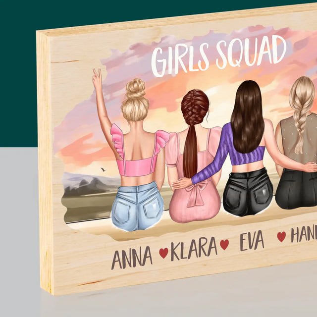 Avatar Creator: Girls Squad - Druck Auf Holz