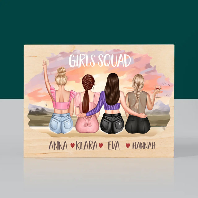 Avatar Creator: Girls Squad - Druck Auf Holz