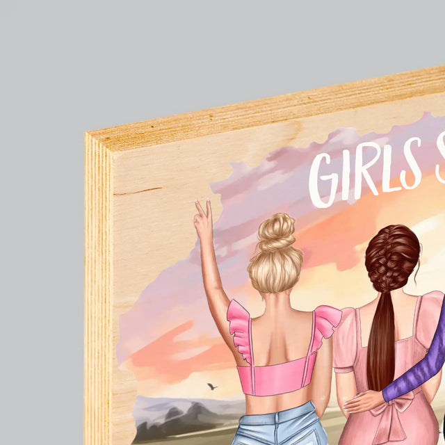 Avatar Creator: Girls Squad - Druck Auf Holz