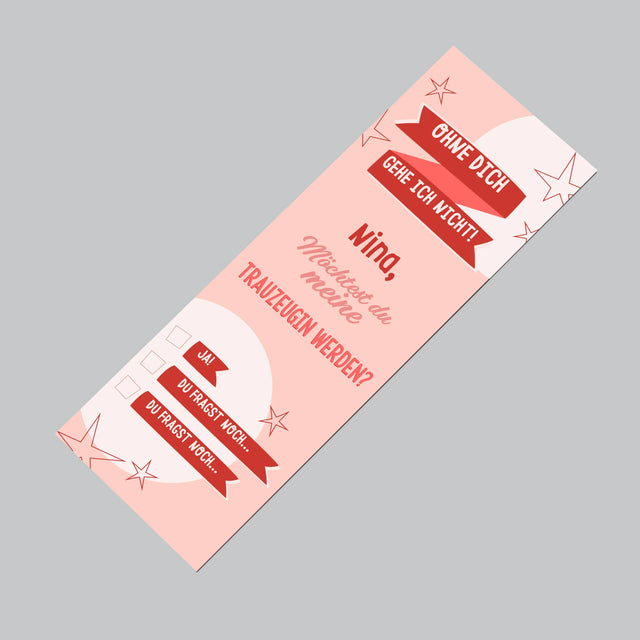 Name Und Unterschrift: Ohne Dich Gehe Ich Nicht - Kühlschrankmagnet