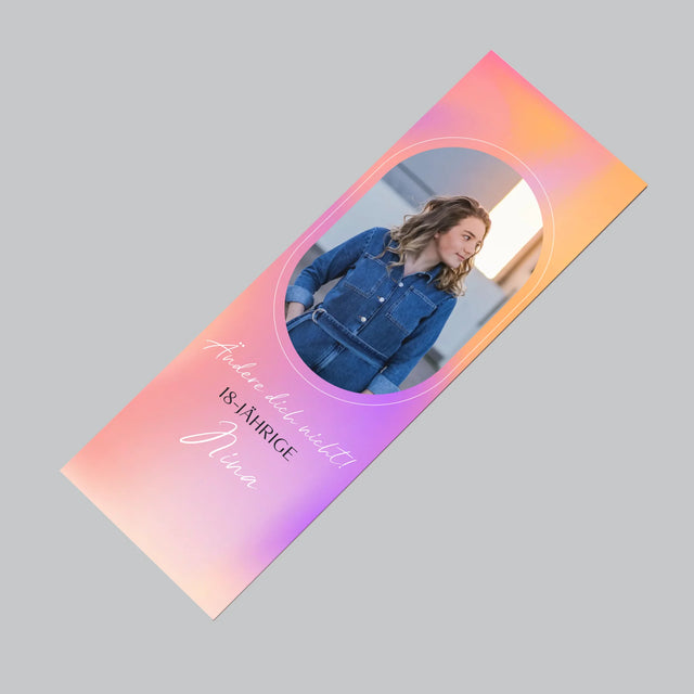 Foto Und Unterschrift: Ändere Dich Nicht - Kühlschrankmagnet