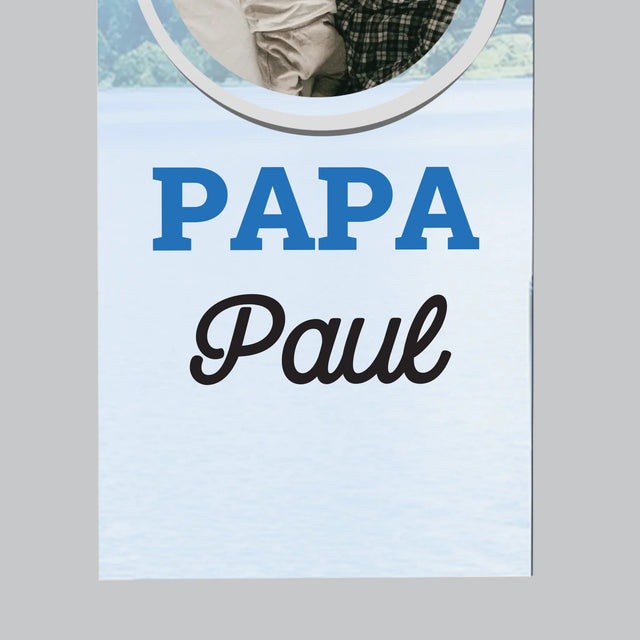 Foto Und Unterschrift: Bester Angel-Vater - Kühlschrankmagnet