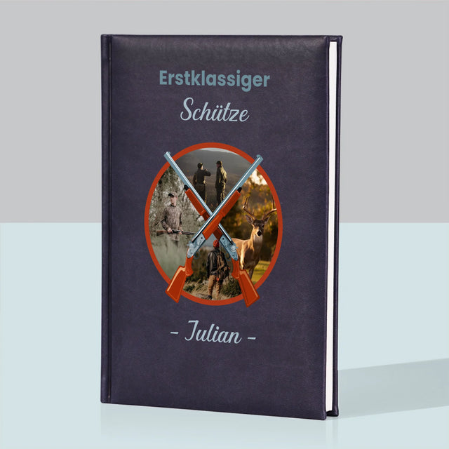 Fotocollage: Erstklassiger Schütze - Notizbuch