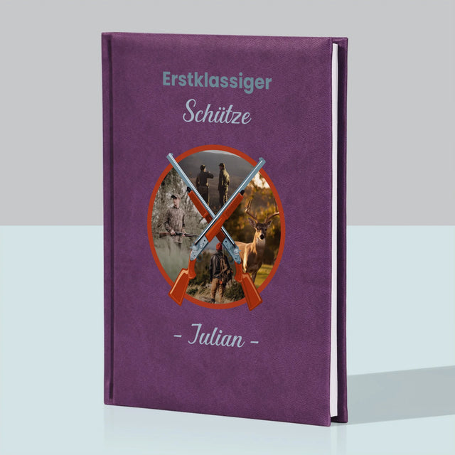 Fotocollage: Erstklassiger Schütze - Notizbuch