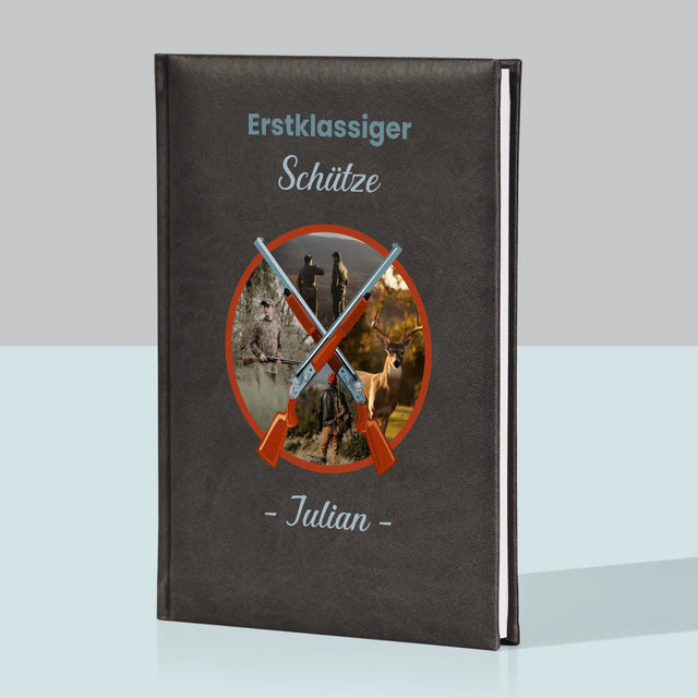 Fotocollage: Erstklassiger Schütze - Notizbuch
