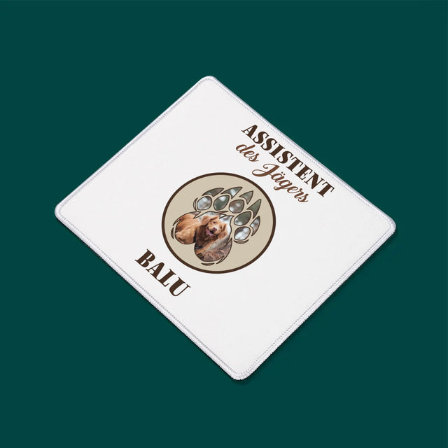 Form-Collage: Assistent Des Jägers - Mauspad