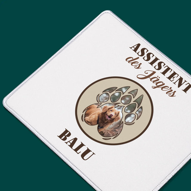 Form-Collage: Assistent Des Jägers - Mauspad