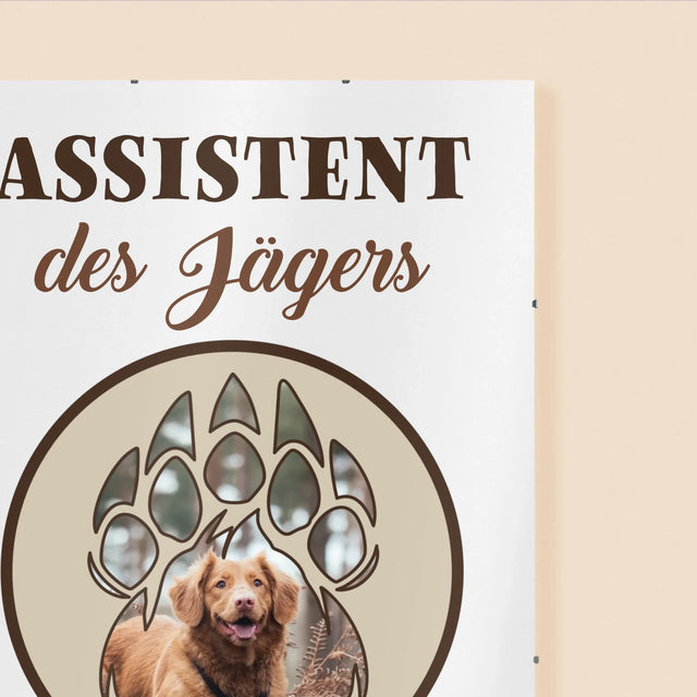 Form-Collage: Assistent Des Jägers - Poster