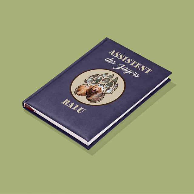 Form-Collage: Assistent Des Jägers - Notizbuch
