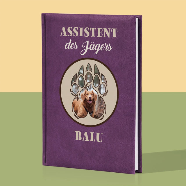Form-Collage: Assistent Des Jägers - Notizbuch