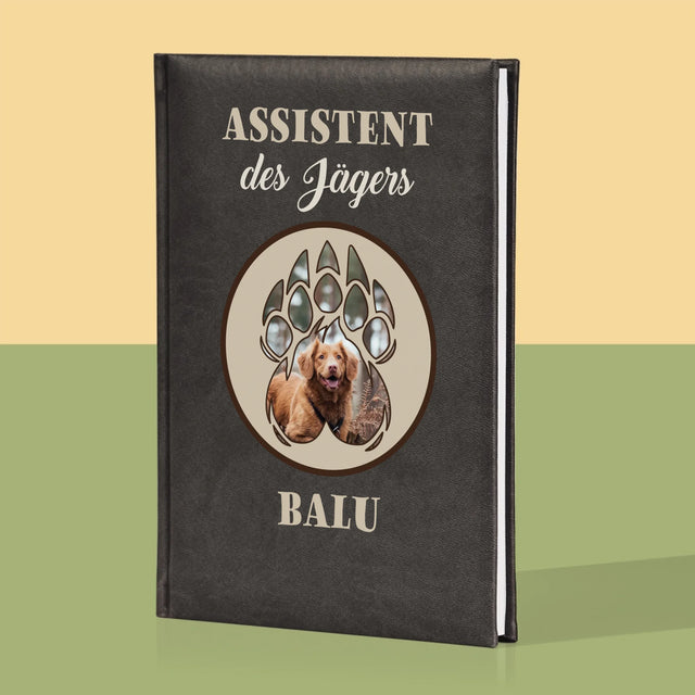 Form-Collage: Assistent Des Jägers - Notizbuch