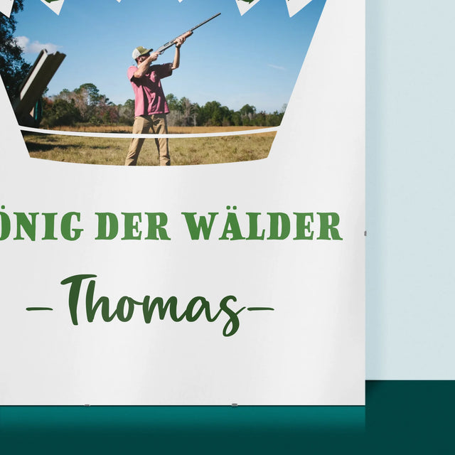 Form-Collage: König Der Wälder - Poster