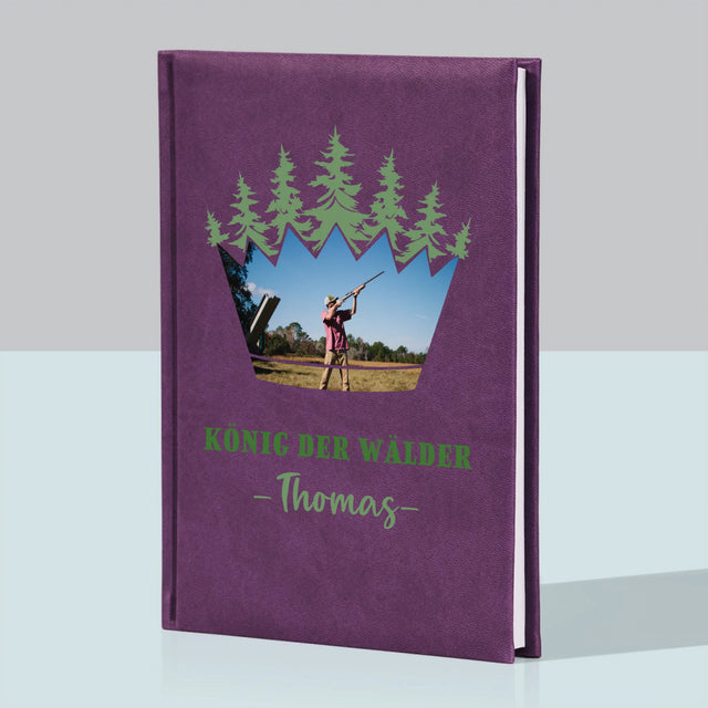 Form-Collage: König Der Wälder - Notizbuch