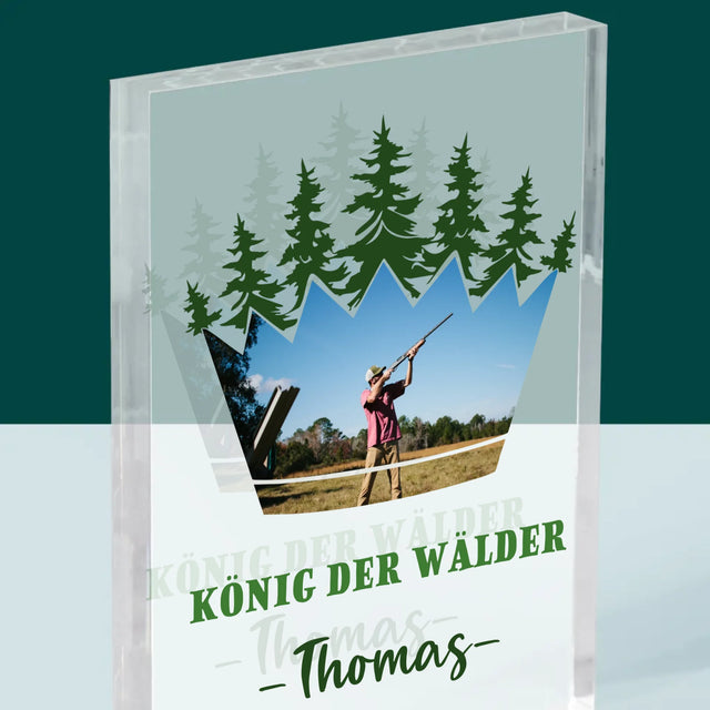 Form-Collage: König Der Wälder - Druck Auf Acrylglas