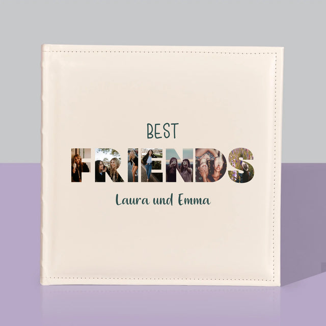 Buchstaben-Collage: Friends - Fotoalbum