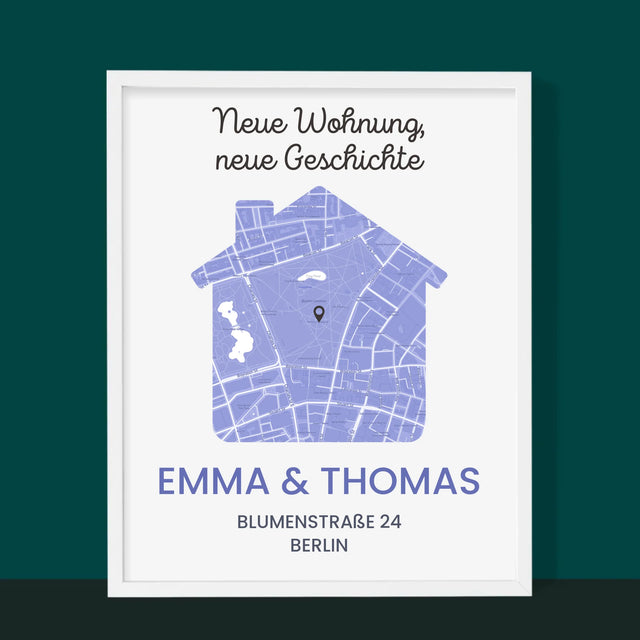 Ihr Standort: Ihr Standort: Neue Wohnung - Druck Mit Rahmen 30X40