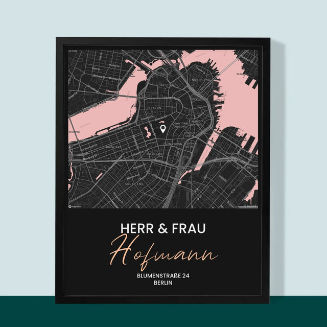 Ihr Standort: Ihr Standort: Herr & Frau - Druck Mit Rahmen 30X40